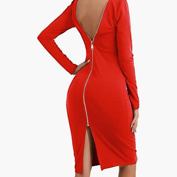 XS red dress - Picture 3 of 6